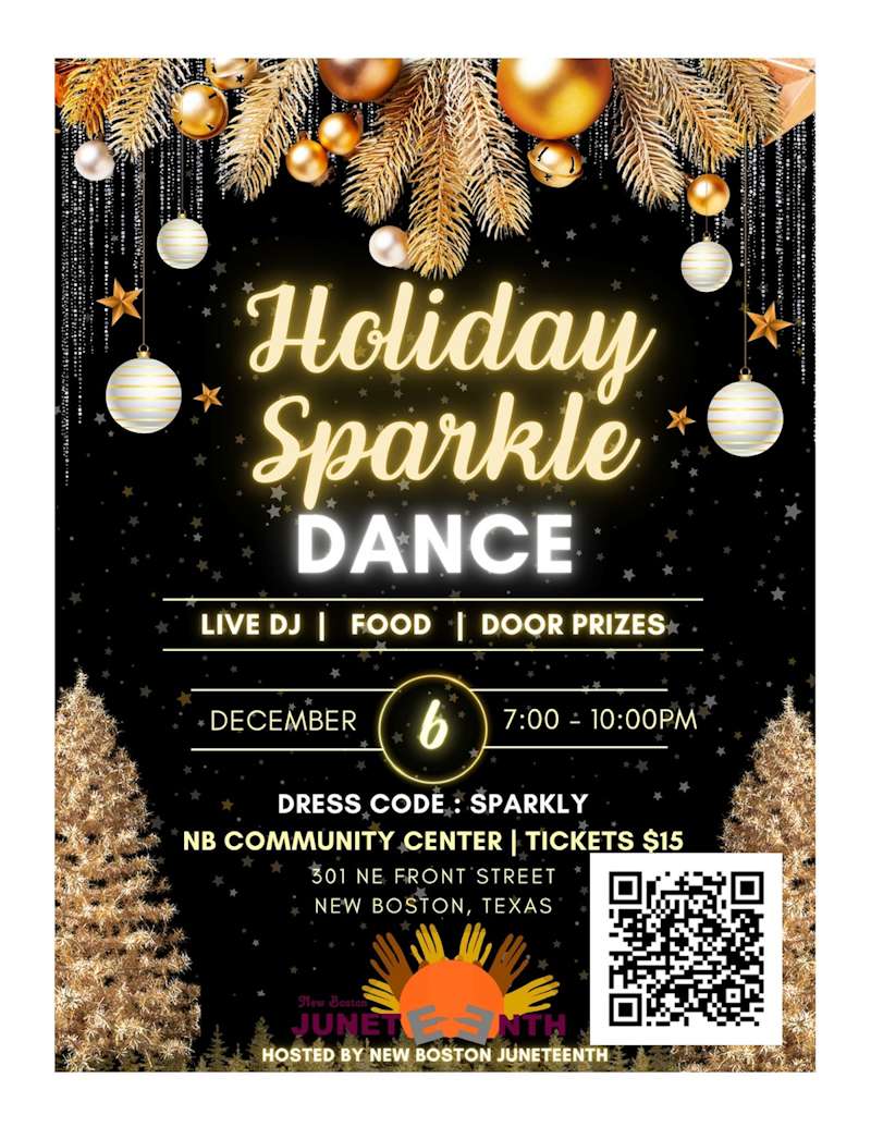 Holiday Sparkle Dance with QR Code
