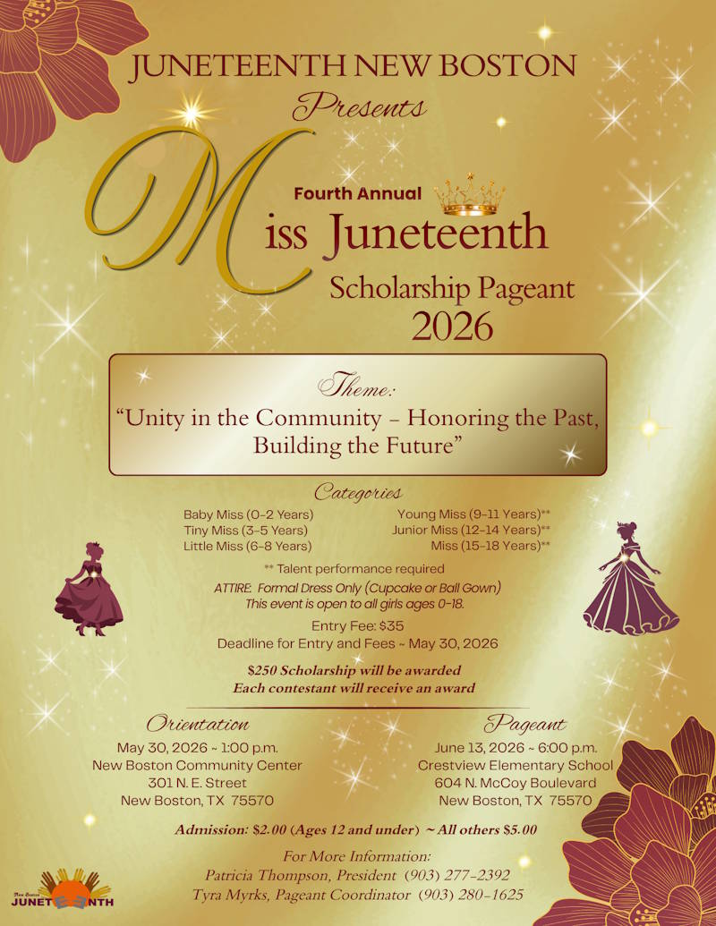 2026 Miss Juneteenth Poster
