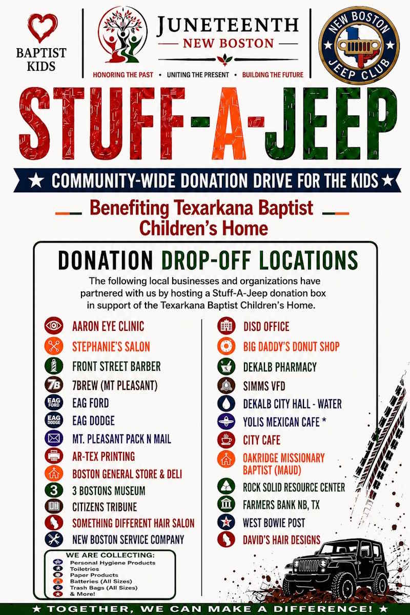 Stuff a Jeep Orphanage Drive