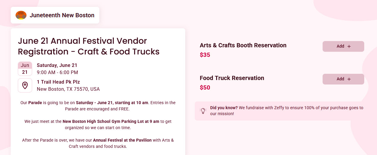 Zeffy 2025 Juneteenth Events Vendor Signup-2