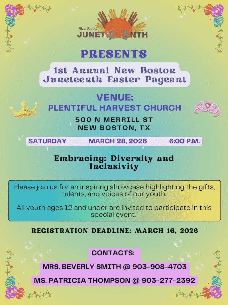 Easter Pageant Invite