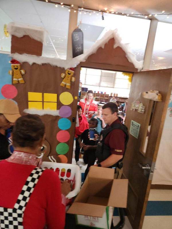 Christmas Candy Giveaway at NB Elementary Schools Christmas Candy Giveaway at NB Elementary Schools