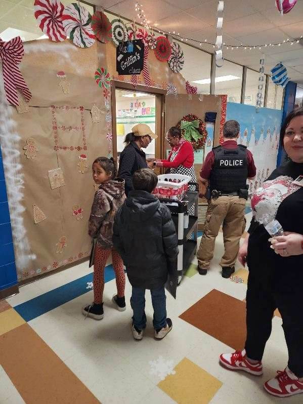 Christmas Candy Giveaway at NB Elementary Schools Christmas Candy Giveaway at NB Elementary Schools